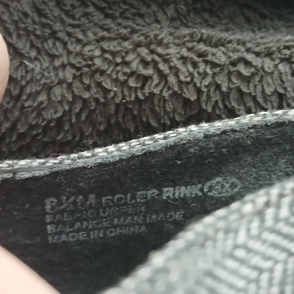 Aerosoles Roller‎ Rink Mary Jane Heels 8.5 Grey Herringbone Dark Academia Pump